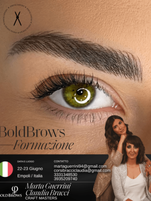 Corso Bold Brows | 22-23 Giugno 2025 – Empoli