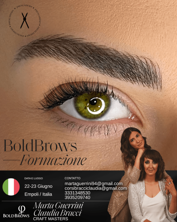 Corso Bold Brows | 22-23 Giugno 2025 – Empoli